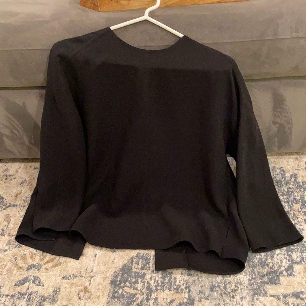 Vince open back blouse